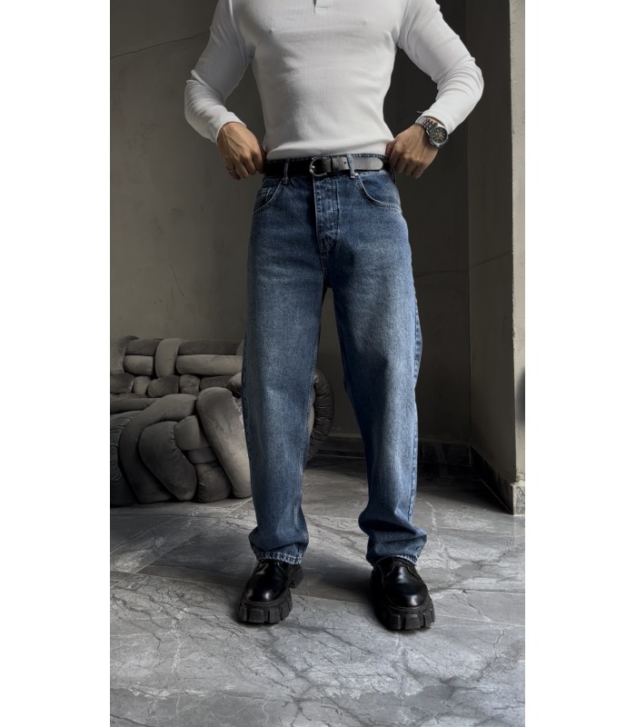 Yeni Sezon Yüksek Kalite Baggy Kot Pantolon
