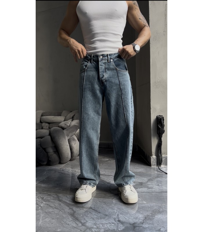 Yeni Sezon Yüksek Kalite Baggy Kot Pantolon